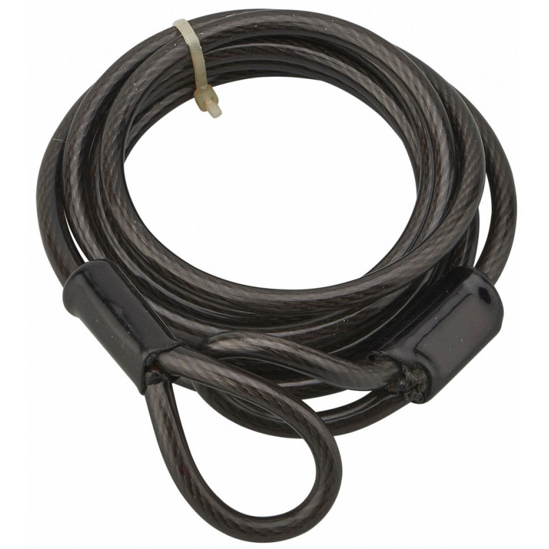 Antivol TWISTY câble PVC D6 mm 1,80 m avec cadenas - Thirard 00300345