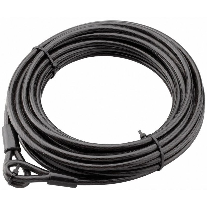 Antivol TWISTY câble gainé PVC D10 mm 1,20 m - Thirard 00510120