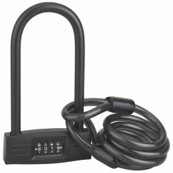 Antivol U à combinaison D14 avec antivol câble D12 - Thirard 00580420