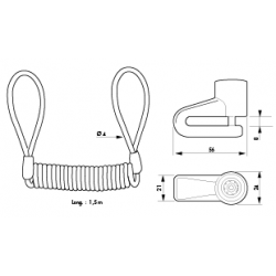 Antivol BLOCK de trottinette complet - Thirard 00277998