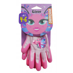 Gants de jardinage enfant 6-8 ans - LISON le papillon carte