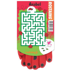 Gants de jardinage enfant 5-6 ans - ANABEL la coccinelle dos
