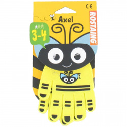 Gants de jardinage enfant 5-6 ans - AXEL l'abeille face