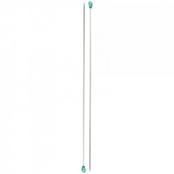 Aiguilles à tricoter 2 mm – 35 cm – Gris nacré - Prym 191461