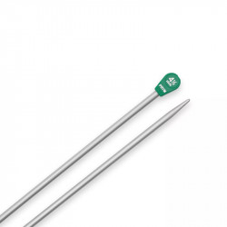 Aiguilles à tricoter 4,5 mm – 40 cm – Gris nacré - Prym 191477