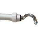 Tige de manœuvre à crochet anodisée 1300 mm pour store – Mariton 63210-1300
