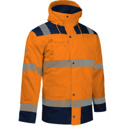 Parka 5 en 1 haute visibilité orange taille S - Singer PARIMO