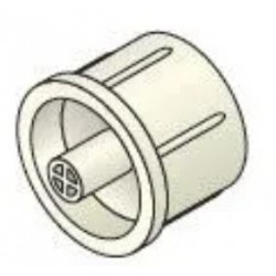 Embout pout tube rond 40 x 1.5mm - Simu 2003741
