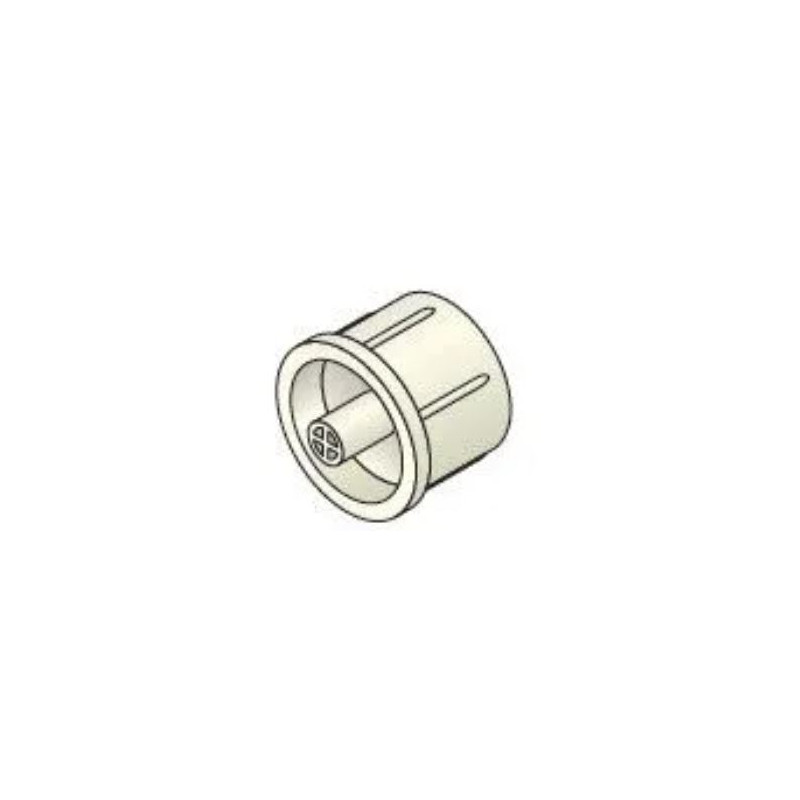 Embout pout tube rond 40 x 1.5mm - Simu 2003741