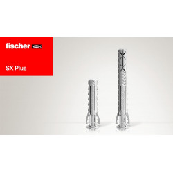 Chevilles à expansion SX Plus 5x25 - Fischer 568005 (x100)