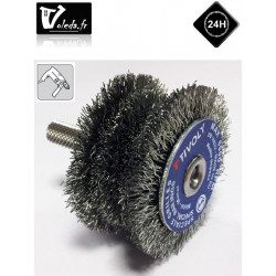 Brosse decapage metaux Tivoly circulaire etagee Technic