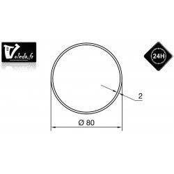 Bagues adaptation moteur Nice Era M et MH - Rond 80