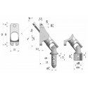 Sortie de caisson volet roulant 50° amovible grise - Hexa 7
