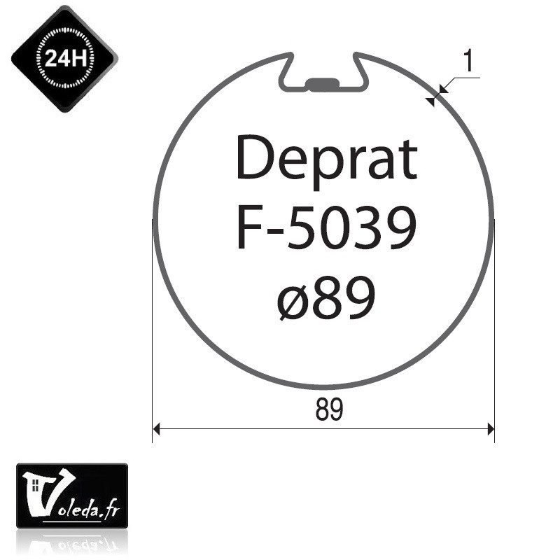 Bague adaptation moteur Deprat - Deprat 89 Bague adaptation moteur Deprat - Deprat 89
