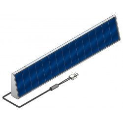 Panneau solaire volet roulant