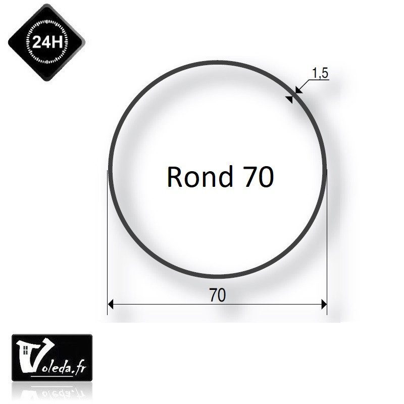 Bagues adaptation moteur Came 45 mm - Rond 70 Bagues adaptation moteur Came 45 mm - Rond 70