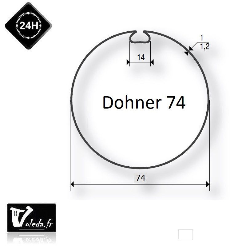 Bagues moteur volet roulant Simu T5 Dmi5 - Dohner 74 Bagues moteur volet roulant Simu T5 Dmi5 - Dohner 74