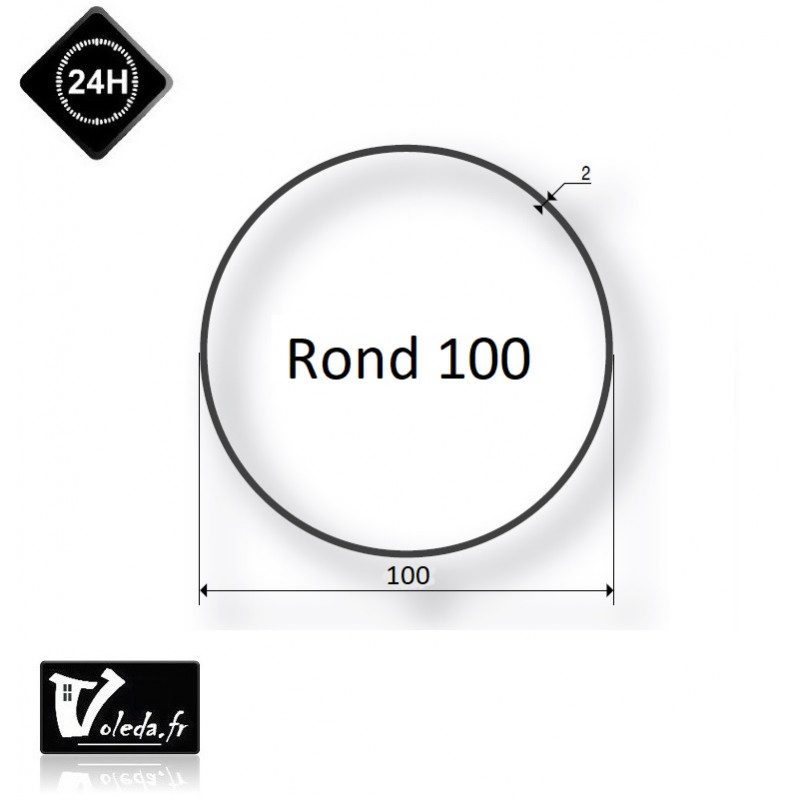 Bagues moteur volet roulant Simu T6 Dmi6 - Rond 100 Bagues moteur volet roulant Simu T6 Dmi6 - Rond 100