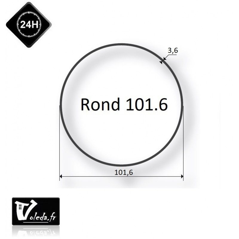 Bagues moteur volet roulant Simu T6 Dmi6 - Rond 101,6x3.6 Bagues moteur volet roulant Simu T6 Dmi6 - Rond 101,6x3.6