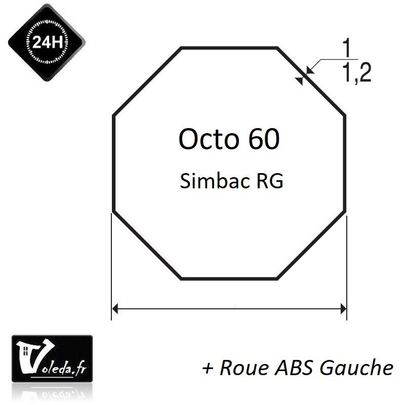Bagues moteur volet roulant Simu T5 Dmi5 - Octo 60 Simbac RG Bagues moteur volet roulant Simu T5 Dmi5 - Octo 60 Simbac RG