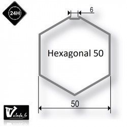 Bague adaptation moteur Somfy LT50 Hexagonal 50