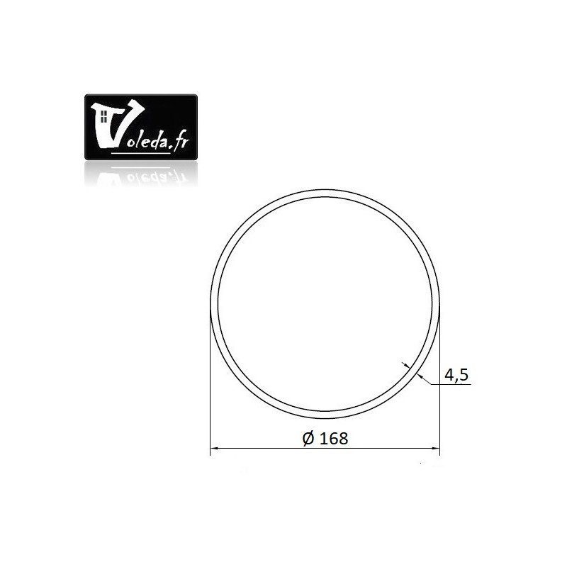 Bagues moteur Nice Era XL Tube Rond 168X4,5 Bagues moteur Nice Era XL Tube Rond 168X4,5