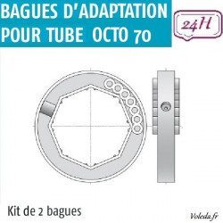 Bagues volet roulant Blocksur pour axe Octogonal 70