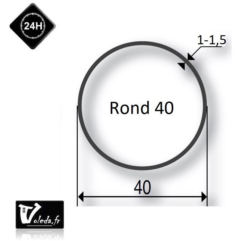 Bagues moteur volet roulant Simu-Somfy - Rond 40 Bagues moteur volet roulant Simu-Somfy - Rond 40
