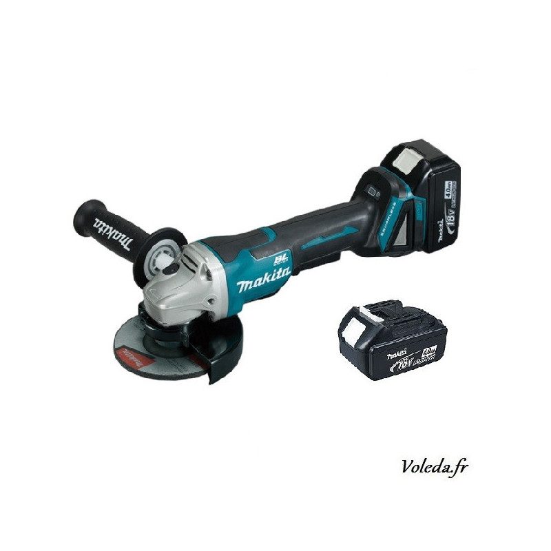 Meuleuse disqueuse Makita 18V 125 mm DGA505RMJ