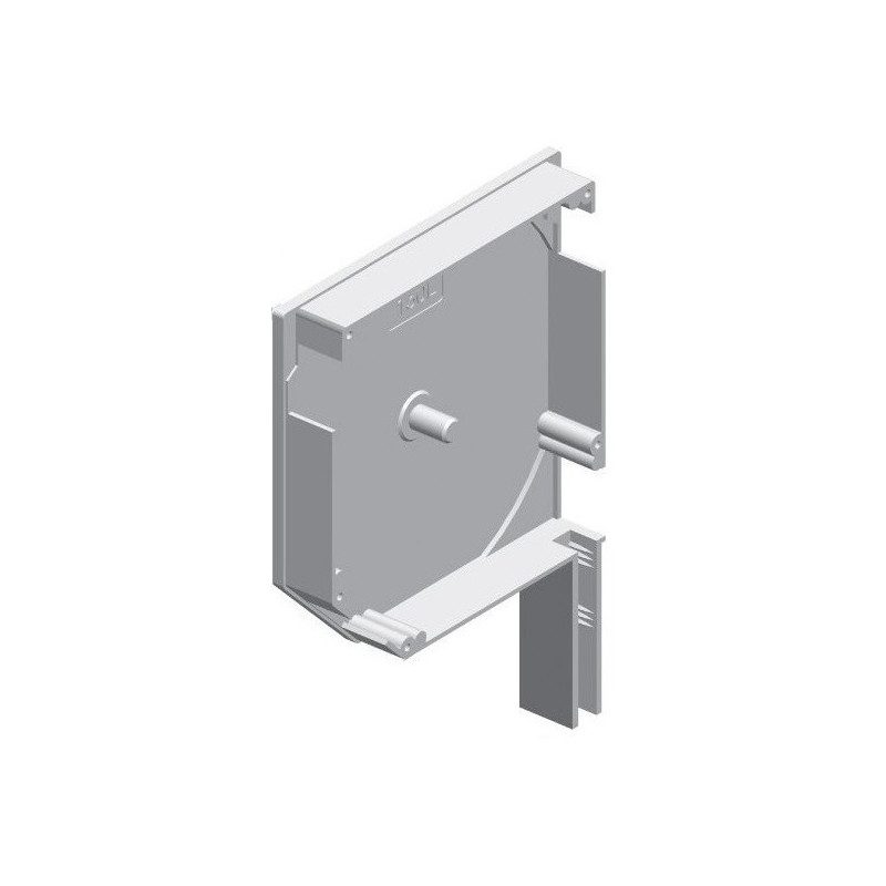 Flasque 45° alu volet roulant en 180 mm - Gauche Flasque 45° alu volet roulant en 180 mm - Gauche