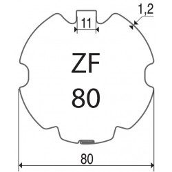 Bagues moteur volet roulant Simu-Somfy LT60 - T6 - ZF 80