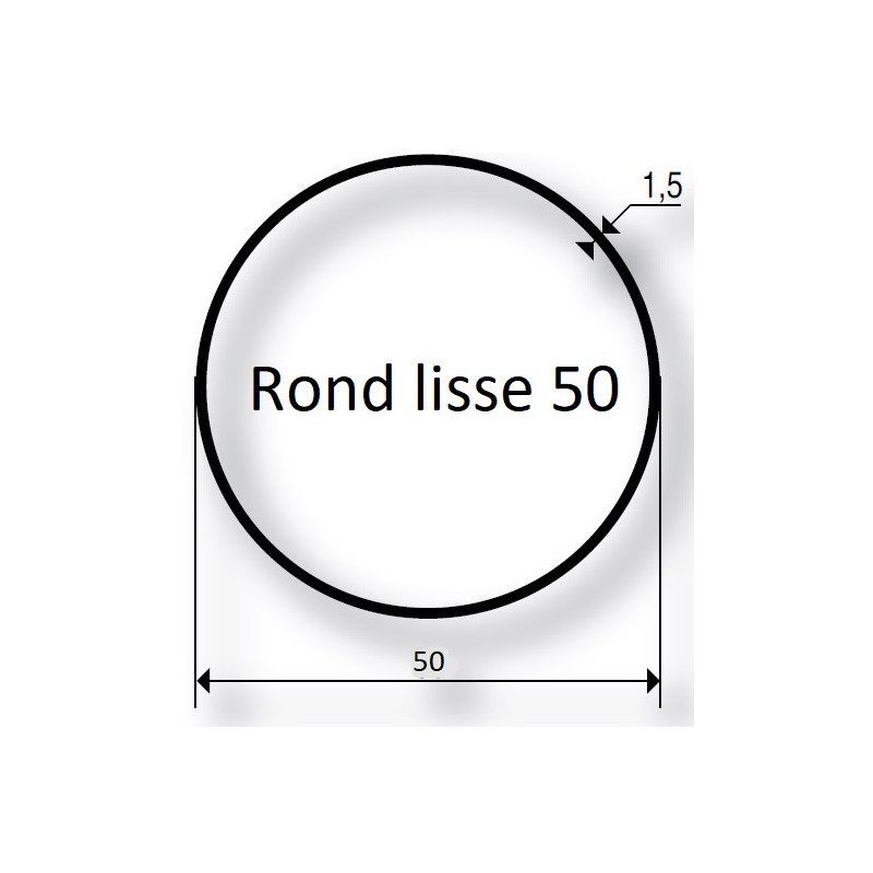 Bague moteur volet roulant Becker - Rond lisse 50 Bague moteur volet roulant Becker - Rond lisse 50
