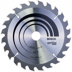Lame scie circulaire Bosch Optiline Wood 235 mm