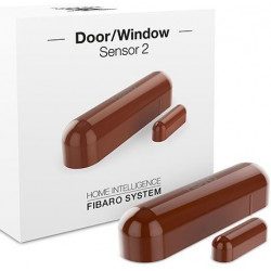 Fibaro door window sensor 2 - Detecteur d'ouverture Homekit - Marron