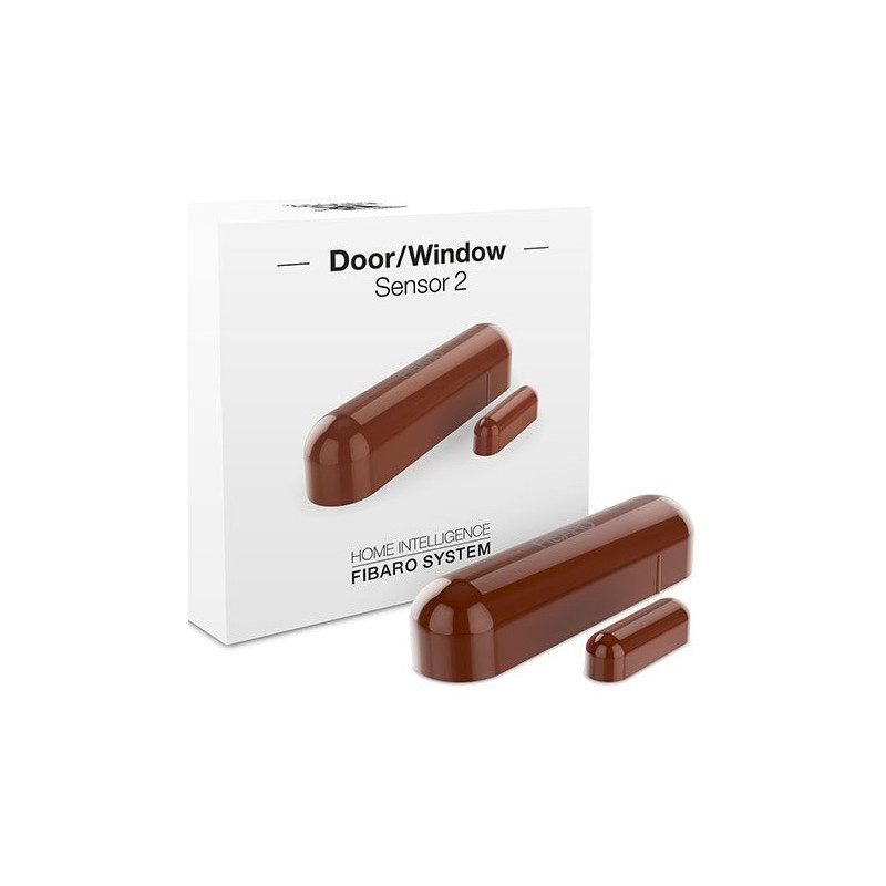 Fibaro door window sensor 2 - Detecteur d'ouverture Homekit - Marron Fibaro door window sensor 2 - Detecteur d'ouverture Homekit - Marron