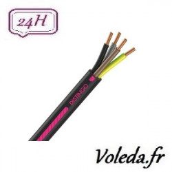 Cable R2V 4G1.5 100 M - Cable electrique Nexans - 1,5 mm²