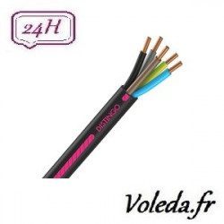 Cable R2V 5G1.5 100 M - Cable electrique Nexans - 1,5 mm²