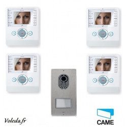 Visiophone pour 4 logements Came Bianca