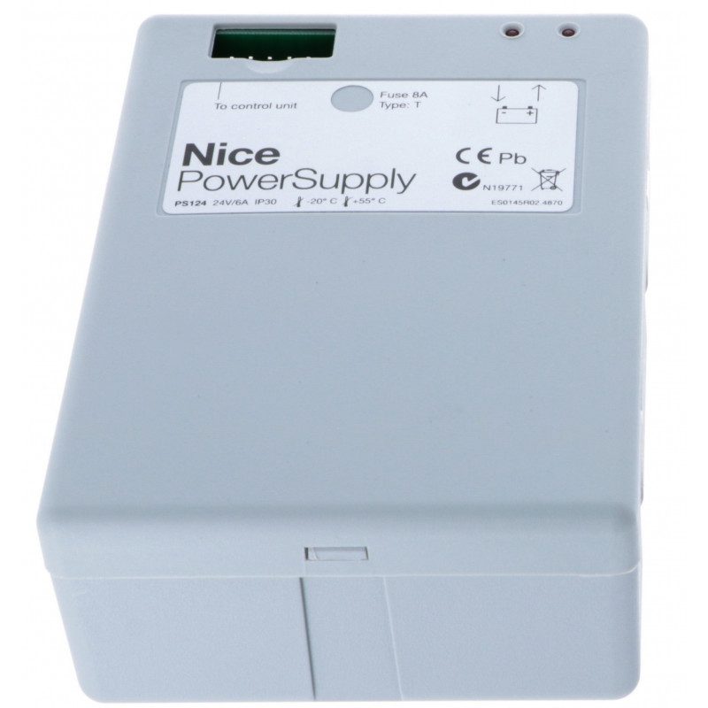 Batterie de secours pour motorisation Nice PS124 Batterie de secours pour motorisation Nice PS124