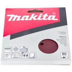 Feuilles abrasives Makita P-43555 diametre 125 mm 8 trous