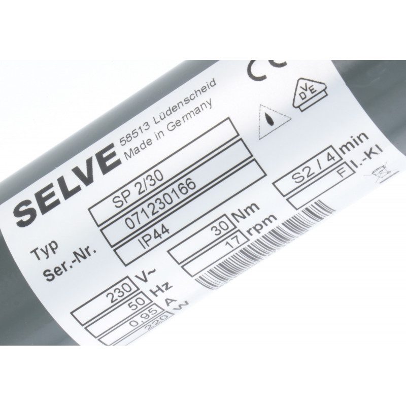 Moteur stores SELVE 371533 SIS 25/0.65 SMI 12W 5-30rpm 65Ncm IP20 *NEUF