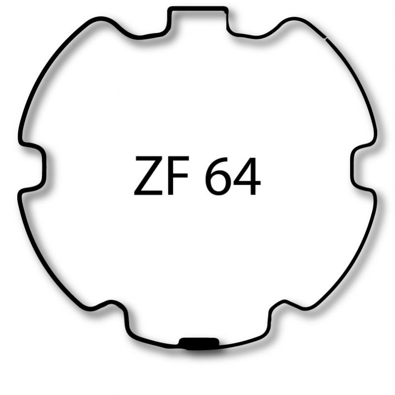 Bagues adaptation moteur Came 45 mm - Rond ZF 64