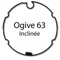Bague adaptation moteur Nice Era M Ogive 63 inclinée