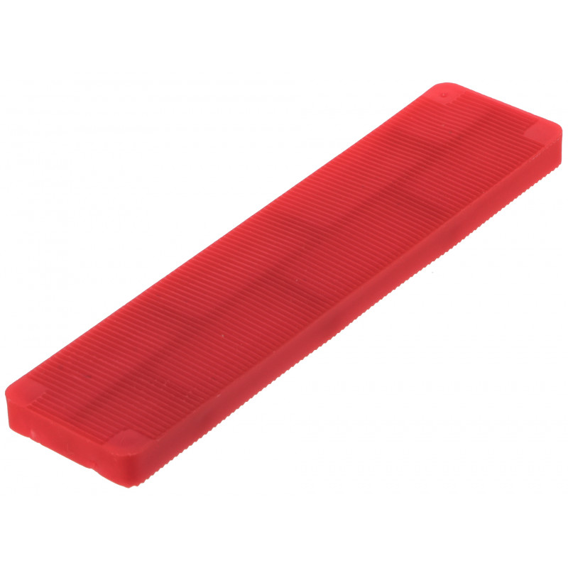 Cale plate vitrage - 100 x 24 x 6 mm rouge - KP6RE24