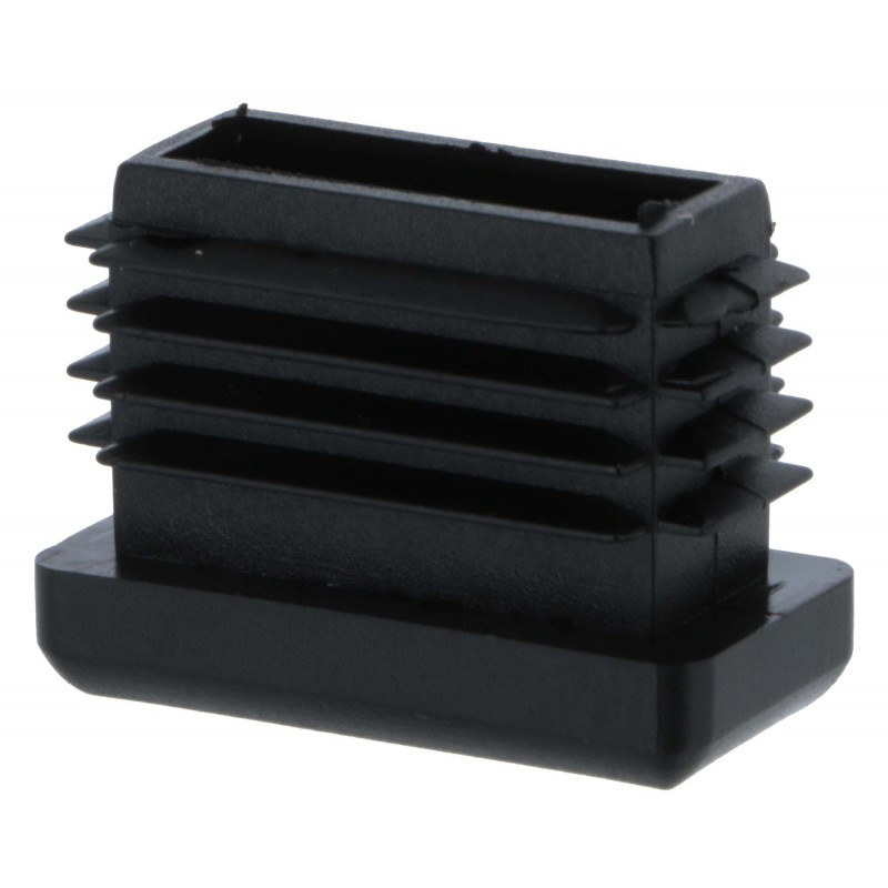 2 Tappi Terminali Neri In PVC Per Tubo Rettangolare 80x40 Mm: Proteggi I Bordi!