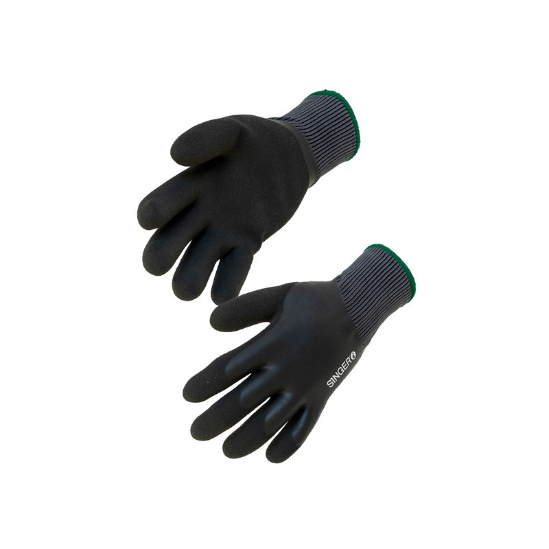 Gants nylon enduits latex double couche - Taille 8 - Singer LAT57