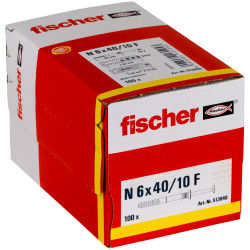 Chevilles à frapper Fischer N 6 x 40/10 F - 513840