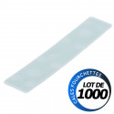 Cales plates vitrage - 100 x 20 x 1 mm - Boite 1000