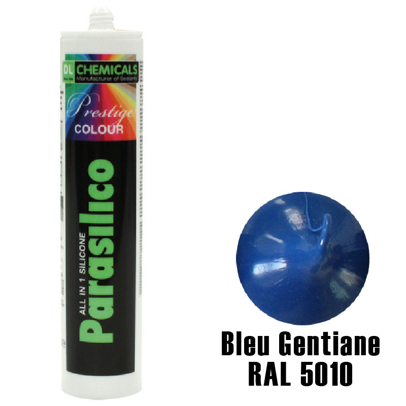 Silicone DL Chemicals 4 en 1 - Bleu gentiane RAL 5010