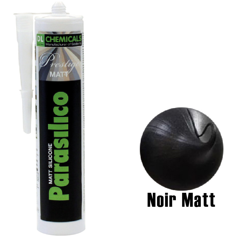 Silicone 3 en 1 Parasilico prestige matt DL Chemicals - noir mat
